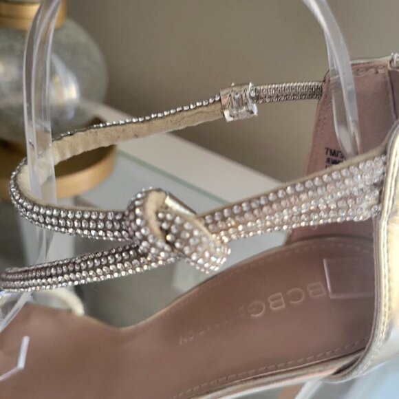 BCBGENERATION Women's Jemmy Crystal Embellished Sandal - US 7 M - Picture 8 of 12